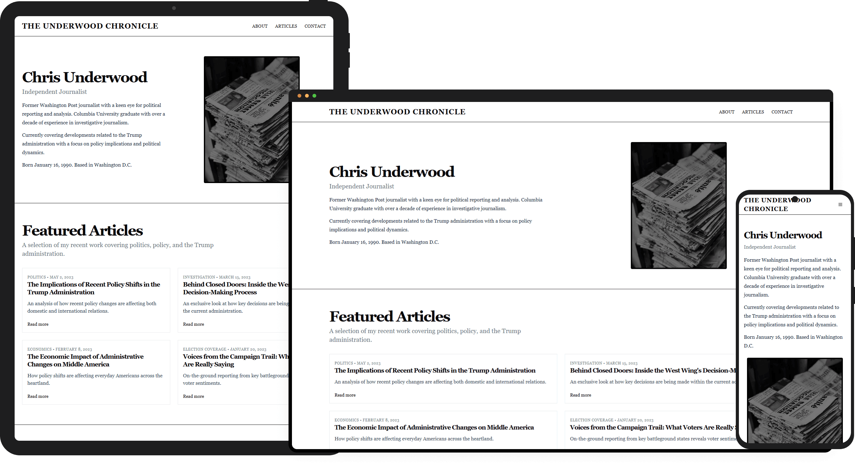 Projects.journalist-portfolio.title